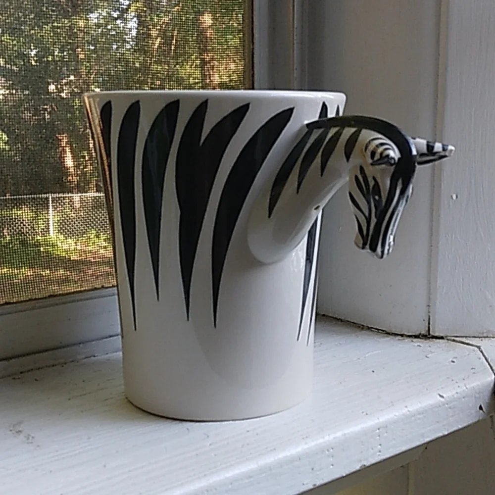Pier 1 Zebra Mug